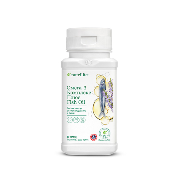 Nutrilite Омега-3 Комплекс Плюс 60 капсул