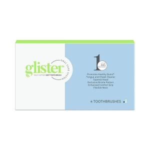 Glister Универcальные зубные щетки для взрослых (мягкие), 4шт.в уп.