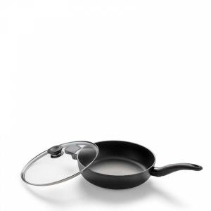 iCook Сковорода с антипригарным покрытием со стеклянной крышкой, 28см