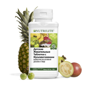 NUTRILITE Жевательные таблетки с мультивитаминами, 120 таб.